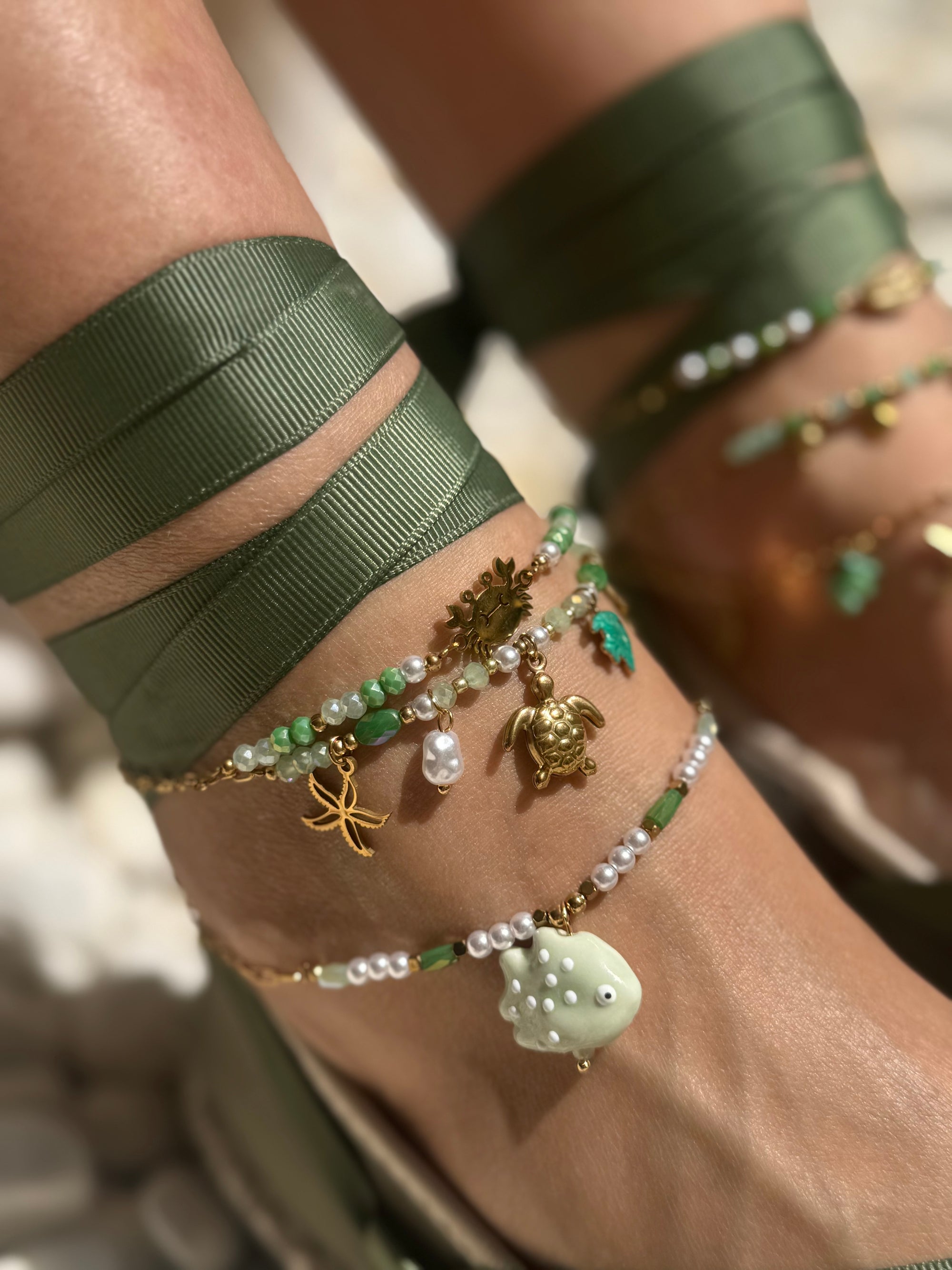 Murano Anklets